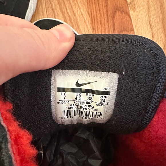 Nike Shearling Lined High Top Suede Sneakers - Picture 10 of 11